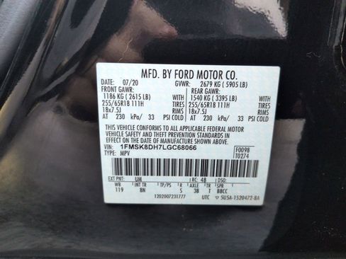 Used 2020 Ford Explorer XLT w/ Comfort Package image 29