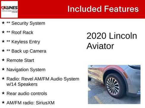 Used 2020 Lincoln Aviator Reserve w/ Equipment Group 201A image 4
