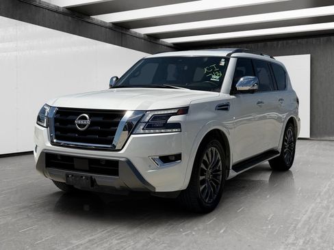Used 2023 Nissan Armada Platinum w/ Captain's Chairs Package AWD/4WD image 1