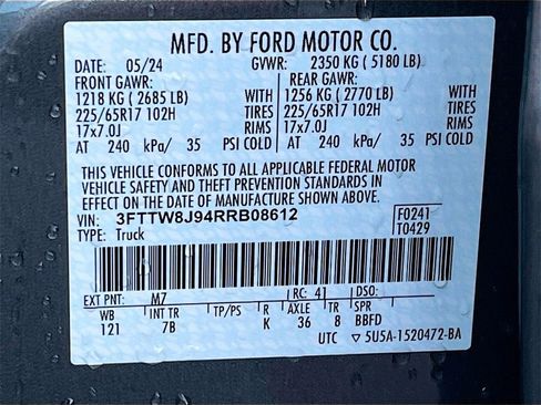 Used 2024 Ford Maverick XLT w/ Equipment Group 300A Standard image 30