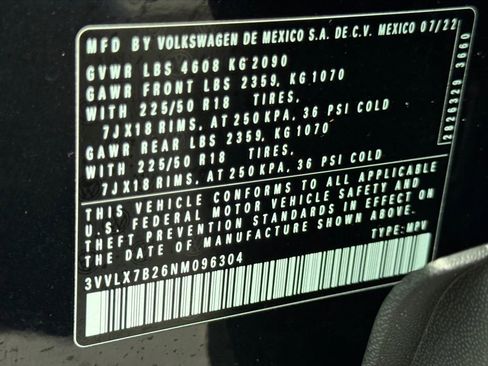 Used 2022 Volkswagen Taos SE AWD/4WD image 28