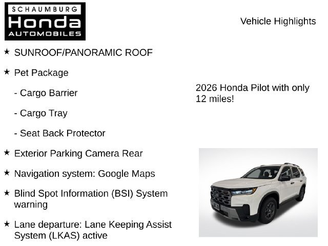 New 2026 Honda Pilot TrailSport image 7