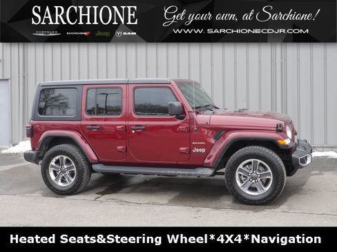 Used 2021 Jeep Wrangler Unlimited Sahara image 1