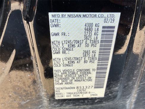 Used 2019 Nissan NV 3500 SL image 21