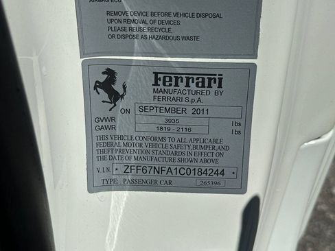 Used 2012 Ferrari 458 Italia Coupe RWD image 45