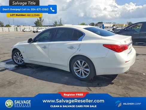 Used 2016 INFINITI Q50 3.0t Premium w/ 3.0T Premium Plus Package RWD image 3