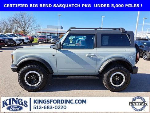 Certified 2021 Ford Bronco Big Bend w/ Sasquatch Package image 2