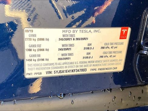 Used 2019 Tesla Model S Performance image 32