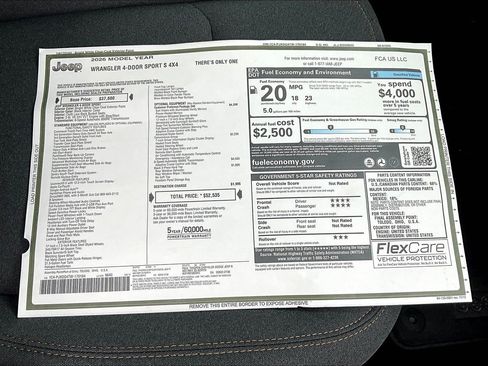 New 2026 Jeep Wrangler Unlimited Sport AWD/4WD image 12
