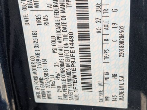 Used 2018 Ford F150 Lariat w/ Equipment Group 501A Mid image 21