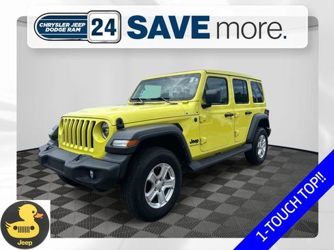 Used 2023 Jeep Wrangler Unlimited Sport w/ Sun And Sound Package AWD/4WD image 1