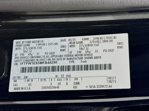 Used 2021 Ford F150 XLT w/ Equipment Group 302A High image 31