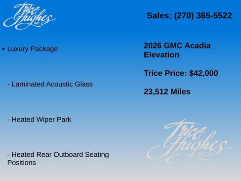 Used 2026 GMC Acadia Elevation w/ Elevation Premium Package FWD image 5