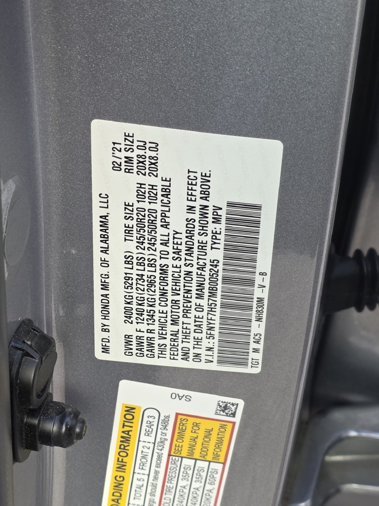 Used 2021 Honda Passport EX-L image 32