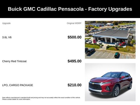 Used 2022 Chevrolet Blazer Premier w/ LPO, Cargo Package FWD image 4