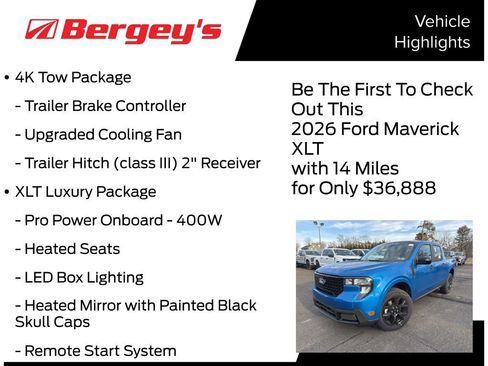 New 2026 Ford Maverick XLT w/ XLT Luxury Package AWD/4WD image 5