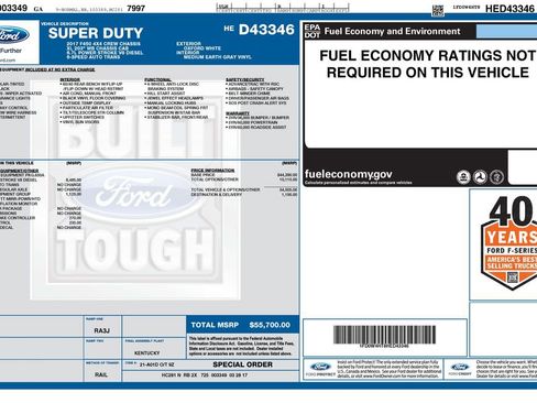 Used 2017 Ford F450 XL w/ Power Equipment Group image 7