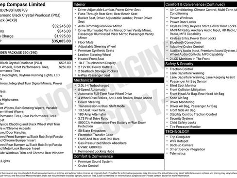 Used 2025 Jeep Compass Limited AWD/4WD image 21