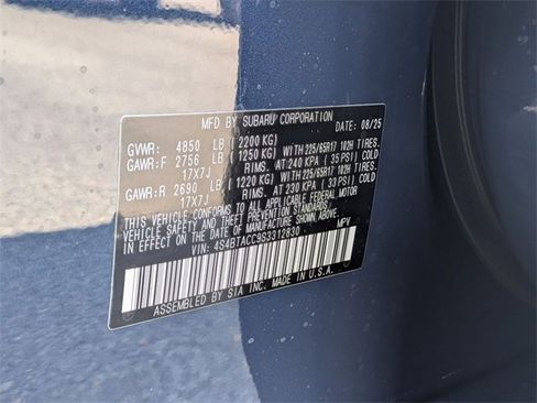 New 2025 Subaru Outback Premium image 30