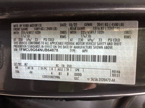 Used 2022 Ford Escape SE w/ Convenience Package AWD/4WD image 27