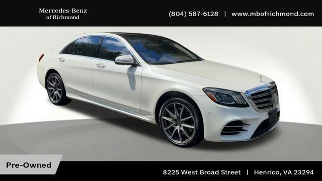 Used 2020 Mercedes-Benz S 560 Sedan w/ AMG Line Exterior image 4