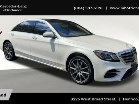 Certified 2020 Mercedes-Benz S 560 Sedan w/ AMG Line Exterior image 4