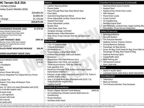 Used 2019 GMC Terrain SLE w/ Driver Convenience Package image 5