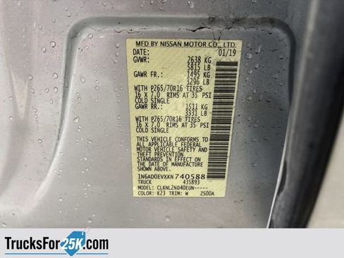 Used 2019 Nissan Frontier SV image 36