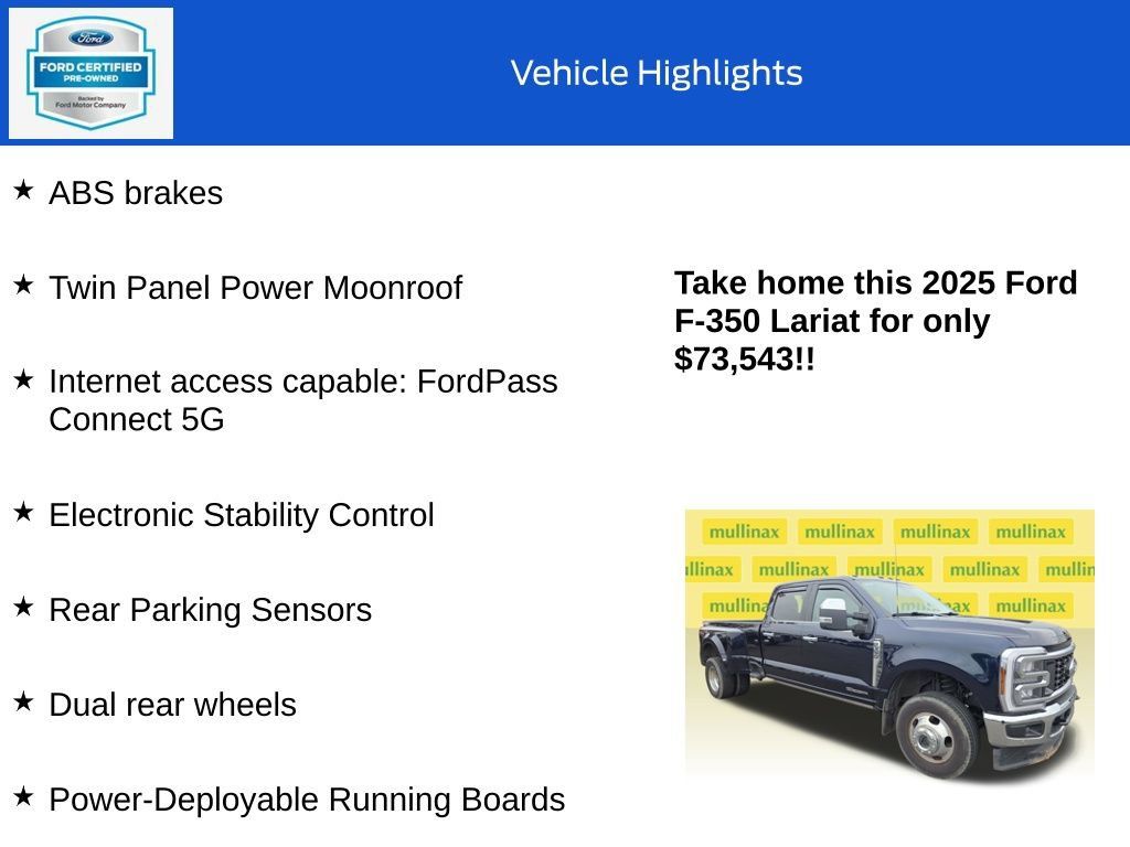 Used 2025 Ford F350 Lariat w/ Lariat Ultimate Package AWD/4WD image 19