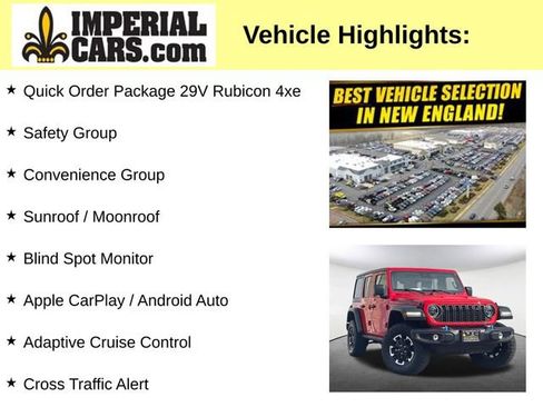 Used 2025 Jeep Wrangler Unlimited Rubicon 4xe w/ Safety Group AWD/4WD image 7