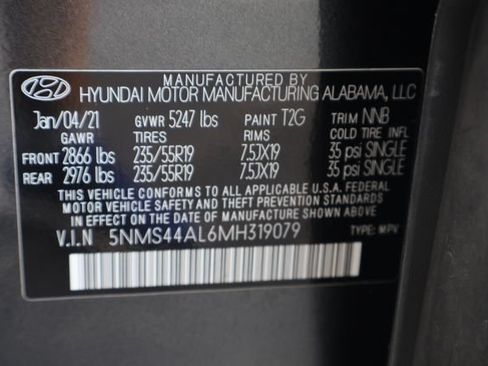 Used 2021 Hyundai Santa Fe Limited FWD image 29