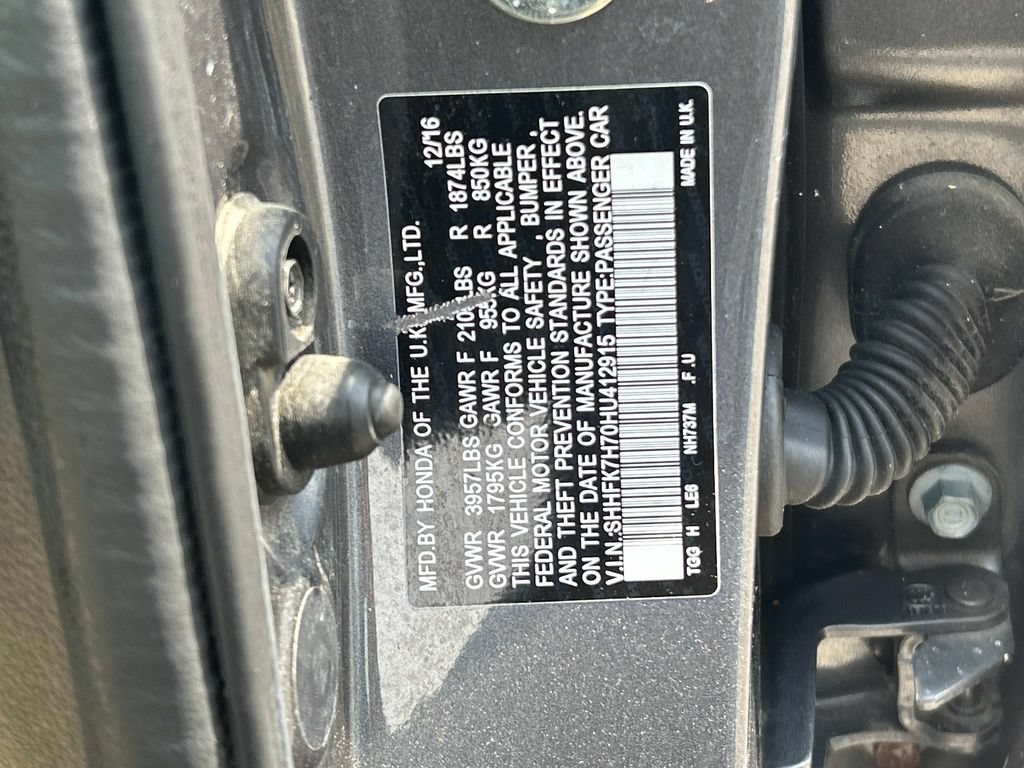 Used 2017 Honda Civic EX-L image 10