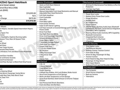 Used 2017 MAZDA MAZDA3 Sport image 33