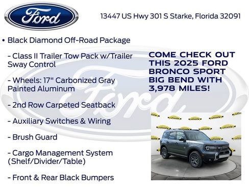 New 2025 Ford Bronco Sport Big Bend image 15