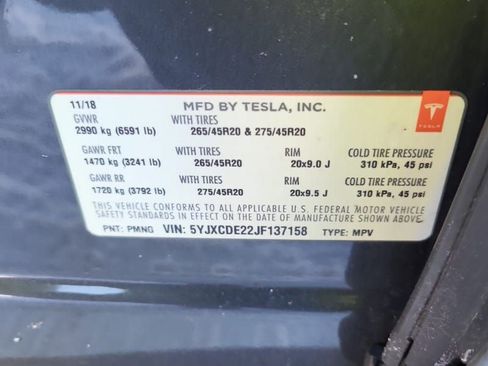 Used 2018 Tesla Model X 75D image 15