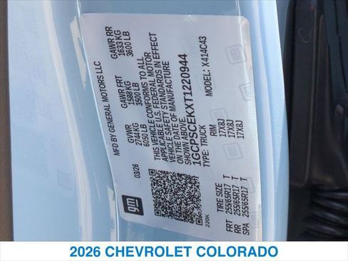 Used 2026 Chevrolet Colorado LT w/ LT Convenience Package RWD image 26