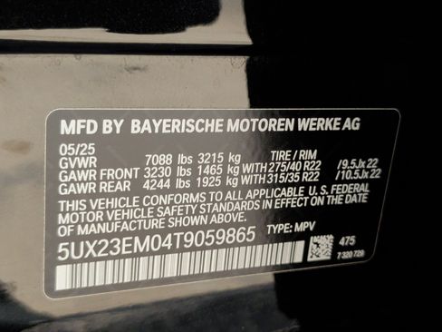 Certified 2026 BMW X7 xDrive40i w/ M Sport Package AWD/4WD image 51