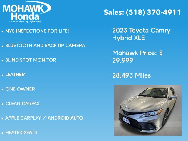 Used 2023 Toyota Camry XLE FWD image 7