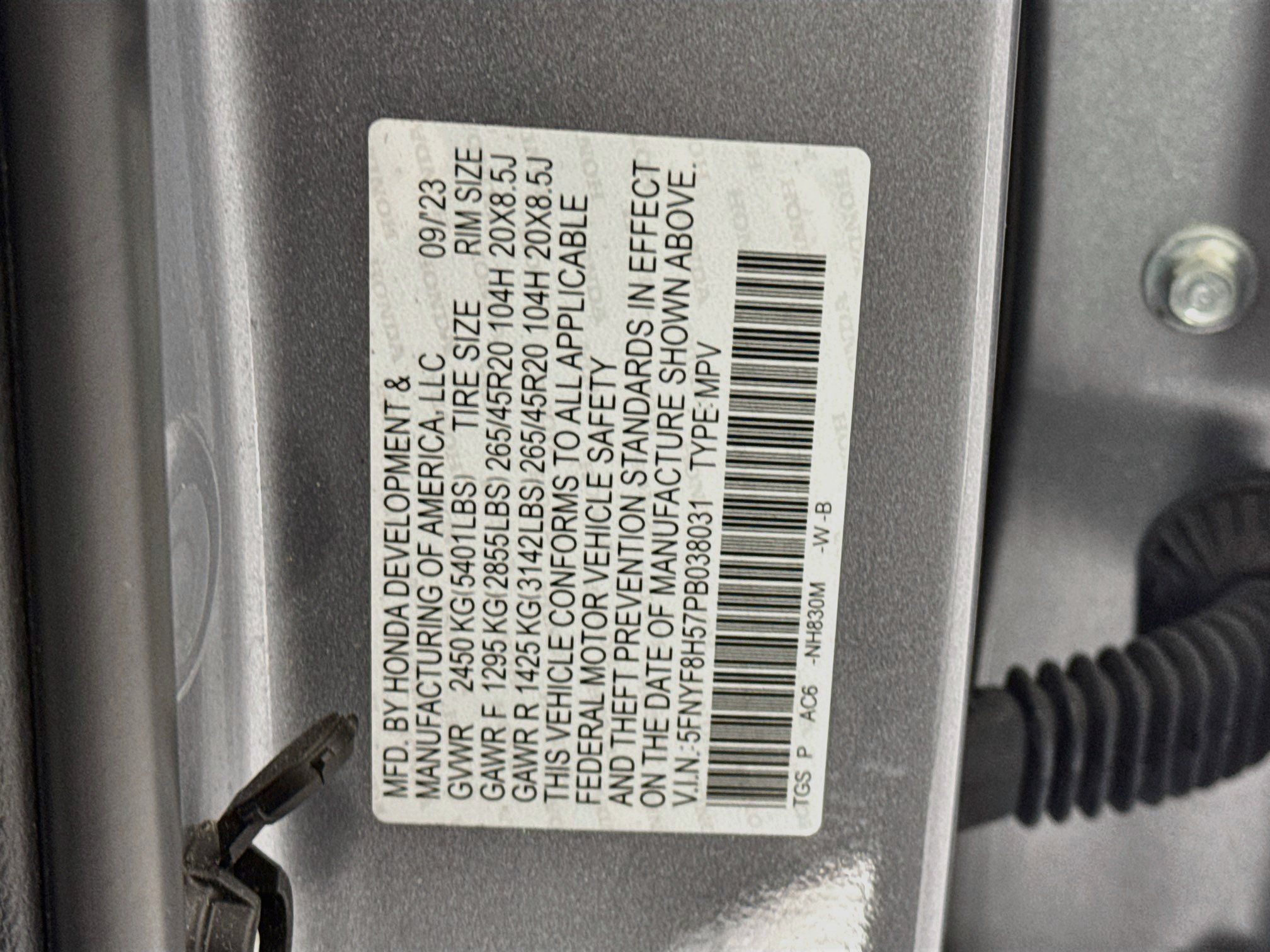 Certified 2023 Honda Passport EX-L image 32