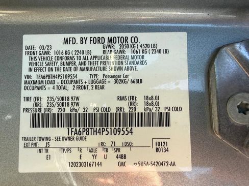 Used 2023 Ford Mustang Premium RWD image 43