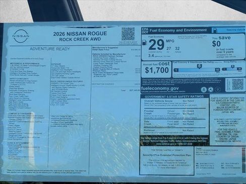 New 2026 Nissan Rogue Rock Creek w/ Rock Creek Premium Package image 16