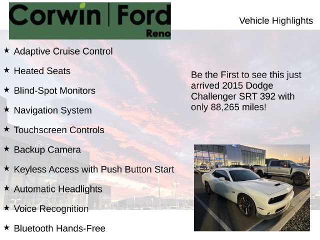 Used 2015 Dodge Challenger SRT w/ Technology Group RWD image 4