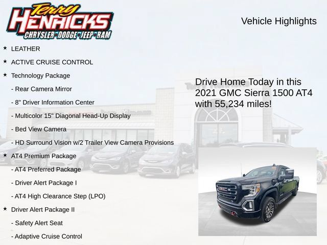 Used 2021 GMC Sierra 1500 AT4 w/ AT4 Premium Package AWD/4WD image 4