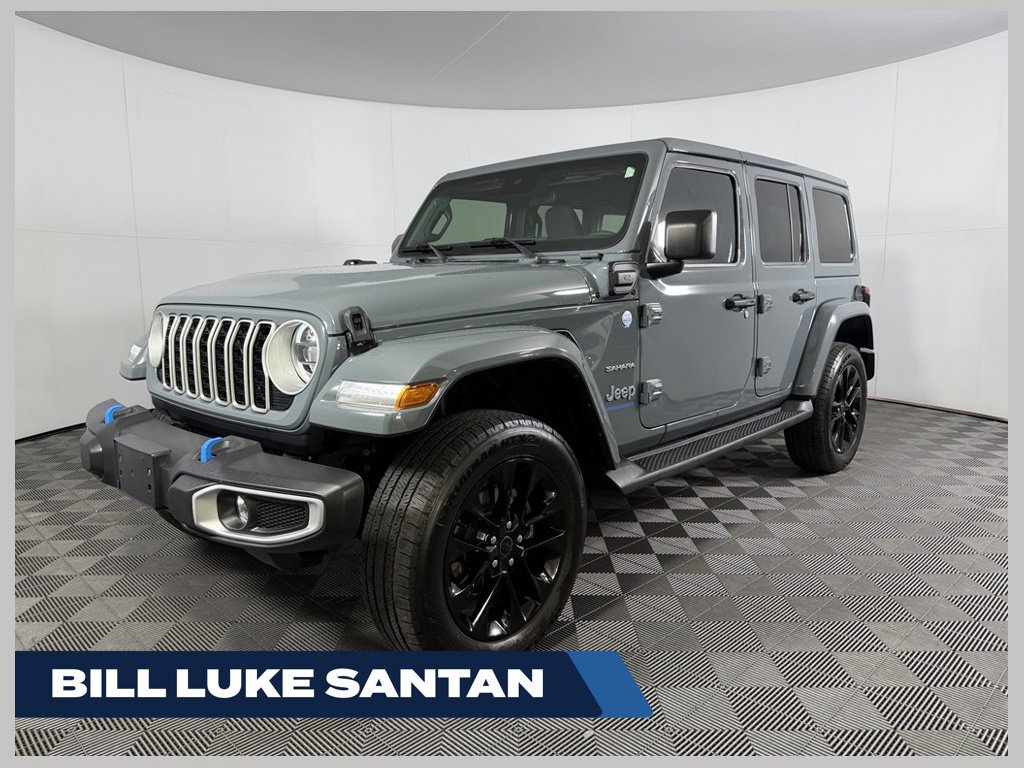 Used 2024 Jeep Wrangler Unlimited Sahara w/ Safety Group AWD/4WD 360° Tour