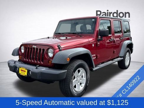 Used 2012 Jeep Wrangler Unlimited Sport AWD/4WD image 3