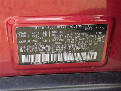 Used 2014 Subaru Outback 2.5i Limited w/ Moonroof Package image 24