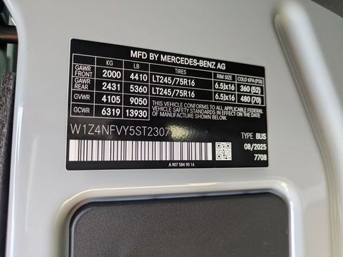 New 2025 Mercedes-Benz Sprinter 2500 image 11
