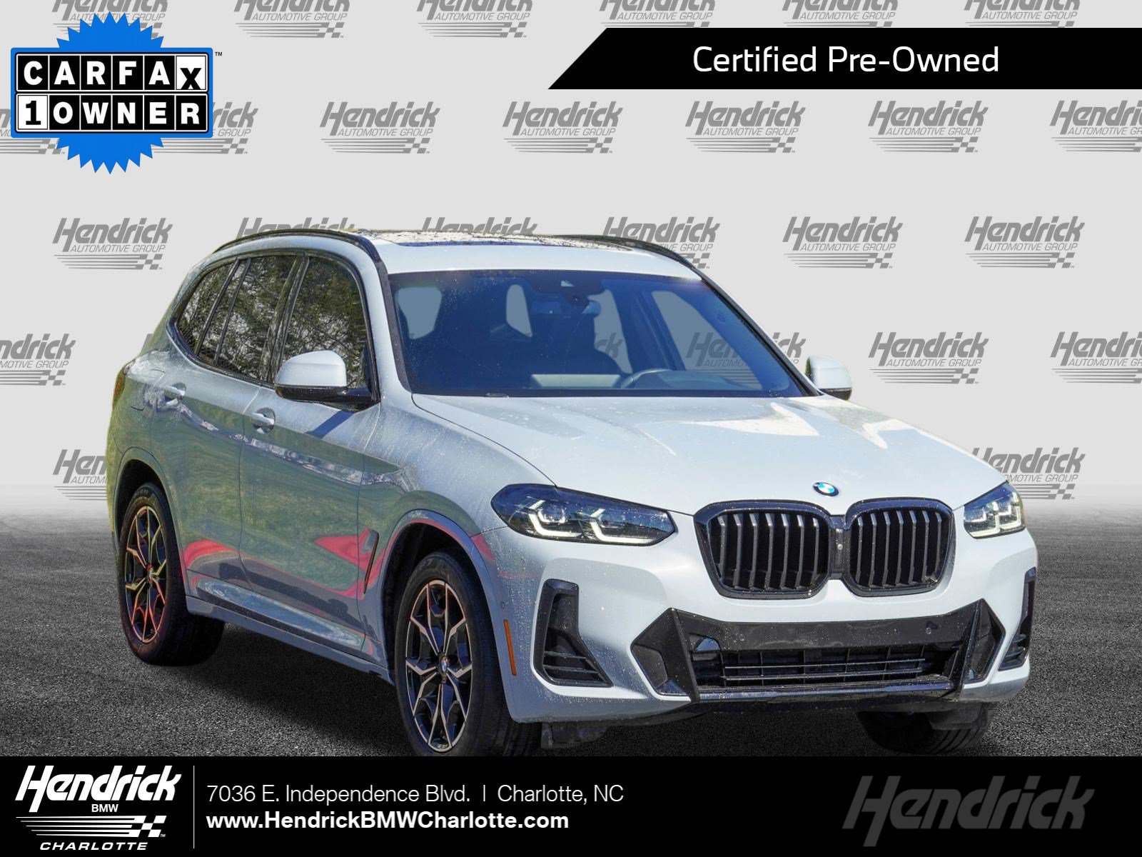 Certified 2023 BMW X3 sDrive30i w/ M Sport Package RWD image 1