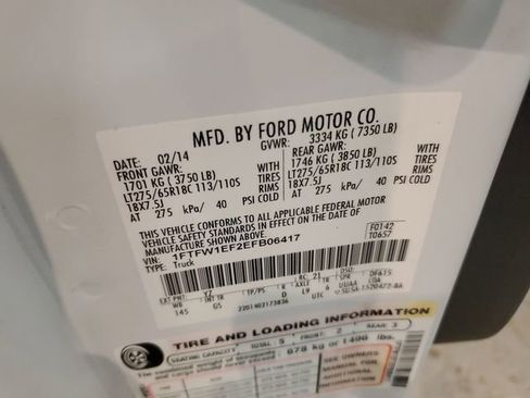 Used 2014 Ford F150 XLT w/ Equipment Group 302A Luxury image 31