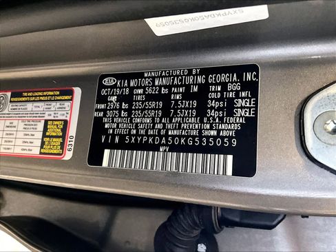 Used 2019 Kia Sorento SX image 37